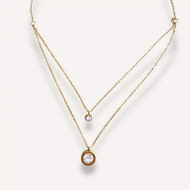 Collier Double Swarovski