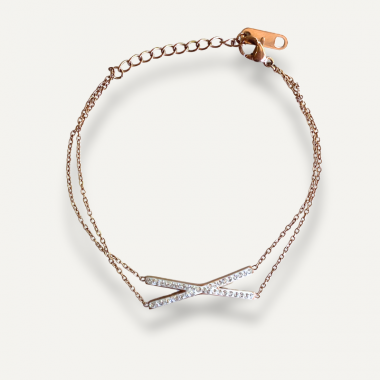Bracelet Shiny crossed