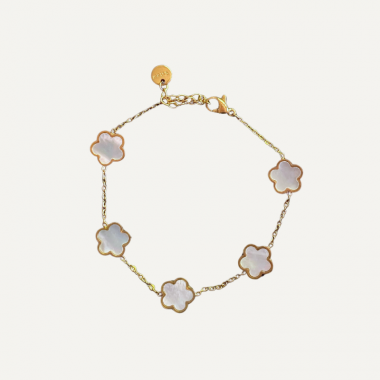 Bracelet Flora Blanc Nacré