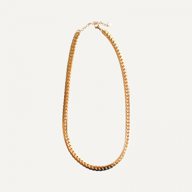 Collier Maille Serpent Dorée
