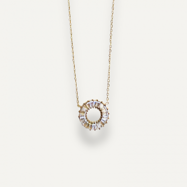 Collier Cercle de Lumière Doré