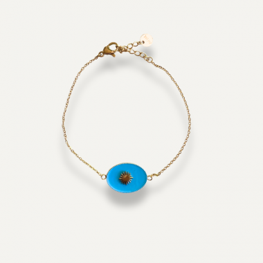 Bracelet Fleur Céleste Turquoise