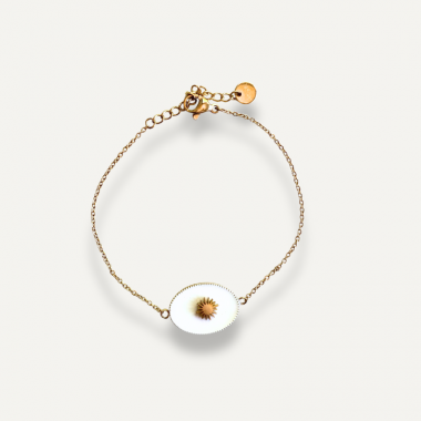 Bracelet Fleur Céleste Blanche