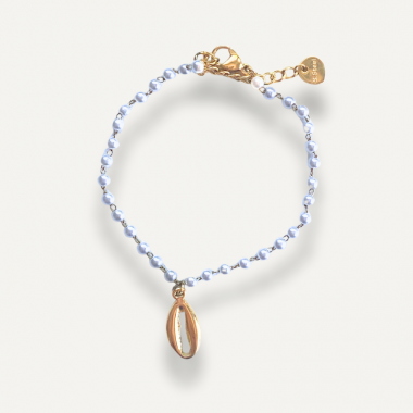 Bracelet Perles Coquillage Océan